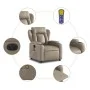 Reclining electric massage armchair in synthetic cappuccino leather by , Armchairs - Ref: Foro24-3204543, Price: 300,25 €, Di...