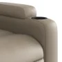 Reclining electric massage armchair in synthetic cappuccino leather by , Armchairs - Ref: Foro24-3204543, Price: 300,25 €, Di...