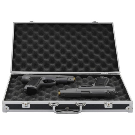 Schwarzer Waffenkoffer aus ABS und Aluminium von vidaXL, Waffenkoffer - Ref: Foro24-91865, Preis: 34,58 €, Rabatt: %