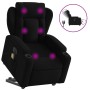 Sillón de masaje eléctrico reclinable elevable tela negro de , Sillones - Ref: Foro24-3204520, Precio: 332,05 €, Descuento: %