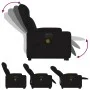 Sillón de masaje eléctrico reclinable elevable tela negro de , Sillones - Ref: Foro24-3204520, Precio: 368,25 €, Descuento: %