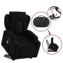 Sillón de masaje eléctrico reclinable elevable tela negro de , Sillones - Ref: Foro24-3204520, Precio: 368,25 €, Descuento: %