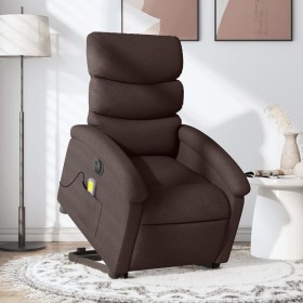 Elektrischer Massagesessel verstellbarer dunkelbrauner Stoff von , Sessel - Ref: Foro24-3204019, Preis: 340,68 €, Rabatt: %