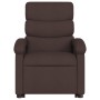 Electric reclining and lift massage armchair in dark brown fabric. by , Armchairs - Ref: Foro24-3204019, Price: 340,68 €, Dis...