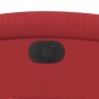 Sillón reclinable eléctrico de cuero sintético rojo de , Sillones - Ref: Foro24-3204031, Precio: 242,68 €