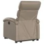 Cappuccino-colored artificial leather liftable recliner chair by , Armchairs - Ref: Foro24-3204046, Price: 278,91 €, Discount: %