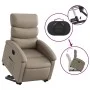 Cappuccino-colored artificial leather liftable recliner chair by , Armchairs - Ref: Foro24-3204046, Price: 278,91 €, Discount: %