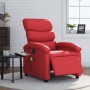 Red artificial leather electric reclining massage chair by , Armchairs - Ref: Foro24-3204038, Price: 273,44 €, Discount: %