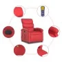 Red artificial leather electric reclining massage chair by , Armchairs - Ref: Foro24-3204038, Price: 278,60 €, Discount: %
