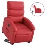 Sillón elevable eléctrico cuero artificial rojo de , Sillones - Ref: Foro24-3204059, Precio: 331,84 €, Descuento: %