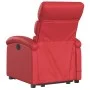 Sillón elevable eléctrico cuero artificial rojo de , Sillones - Ref: Foro24-3204059, Precio: 331,84 €, Descuento: %