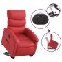 Sillón elevable eléctrico cuero artificial rojo de , Sillones - Ref: Foro24-3204059, Precio: 331,84 €, Descuento: %