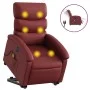 Electric lifting massage chair red artificial leather by , Armchairs - Ref: Foro24-3204065, Price: 329,83 €, Discount: %