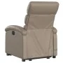 Sillón reclinable de masaje eléctrico cuero sintético capuchino de , Sillones - Ref: Foro24-3204067, Precio: 383,88 €, Descue...