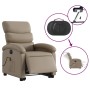 Reclining electric massage armchair in synthetic cappuccino leather by , Armchairs - Ref: Foro24-3204067, Price: 357,66 €, Di...