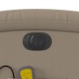 Reclining electric massage armchair in synthetic cappuccino leather by , Armchairs - Ref: Foro24-3204067, Price: 357,66 €, Di...