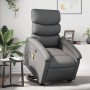Gray Artificial Leather Foot Massage Recliner by , Armchairs - Ref: Foro24-3204050, Price: 267,93 €, Discount: %