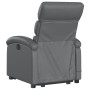 Gray Artificial Leather Foot Massage Recliner by , Armchairs - Ref: Foro24-3204050, Price: 267,93 €, Discount: %