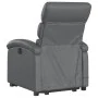 Gray Artificial Leather Foot Massage Recliner by , Armchairs - Ref: Foro24-3204050, Price: 286,88 €, Discount: %