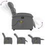 Gray Artificial Leather Foot Massage Recliner by , Armchairs - Ref: Foro24-3204050, Price: 267,93 €, Discount: %