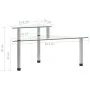 Transparentes Küchenregal aus gehärtetem Glas 49,5x35x19 cm von vidaXL, Gewürzregale - Ref: Foro24-249525, Preis: 12,72 €, Ra...