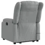 Light gray fabric electric reclining and lifting massage chair by , Armchairs - Ref: Foro24-3205352, Price: 353,72 €, Discoun...