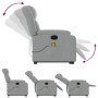 Elektrischer Massagesessel verstellbarer Stoff hellgrau von , Sessel - Ref: Foro24-3205352, Preis: 331,39 €, Rabatt: %