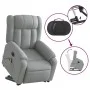 Light gray fabric electric reclining and lifting massage chair by , Armchairs - Ref: Foro24-3205352, Price: 353,72 €, Discoun...