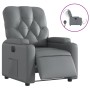 Gray synthetic leather electric recliner. by , Armchairs - Ref: Foro24-3204761, Price: 242,22 €, Discount: %
