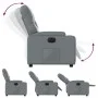 Sillón reclinable eléctrico de cuero sintético gris de , Sillones - Ref: Foro24-3204761, Precio: 251,62 €, Descuento: %