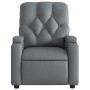 Gray synthetic leather electric recliner. by , Armchairs - Ref: Foro24-3204761, Price: 242,22 €, Discount: %