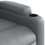 Gray synthetic leather electric recliner. by , Armchairs - Ref: Foro24-3204761, Price: 242,22 €, Discount: %