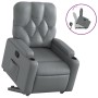 Reclining and lift chair in gray faux leather by , Armchairs - Ref: Foro24-3204775, Price: 265,23 €, Discount: %