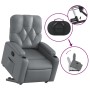 Reclining and lift chair in gray faux leather by , Armchairs - Ref: Foro24-3204775, Price: 265,23 €, Discount: %