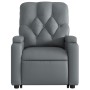 Reclining and lift chair in gray faux leather by , Armchairs - Ref: Foro24-3204775, Price: 265,23 €, Discount: %