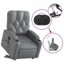 Gray artificial leather foot massage recliner. by , Armchairs - Ref: Foro24-3204782, Price: 294,21 €, Discount: %