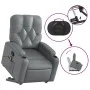 Sillón reclinable de masaje de pie cuero artificial gris de , Sillones - Ref: Foro24-3204782, Precio: 299,44 €, Descuento: %