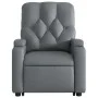 Sillón reclinable de masaje de pie cuero artificial gris de , Sillones - Ref: Foro24-3204782, Precio: 299,44 €, Descuento: %
