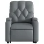 Sillón reclinable elevable eléctrico de cuero sintético gris de , Sillones - Ref: Foro24-3204789, Precio: 335,41 €, Descuento: %