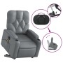 Sillón de masaje elevable eléctrico cuero sintético gris de , Sillones - Ref: Foro24-3204796, Precio: 337,48 €