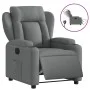 Sillón reclinable eléctrico de tela gris oscuro de , Sillones - Ref: Foro24-3204459, Precio: 293,51 €, Descuento: %