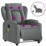 Elektrischer Massage-Liegestuhl dunkelgrauer Stoff von , Sessel - Ref: Foro24-3204471, Preis: 285,94 €, Rabatt: %