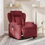 Sillón de masaje reclinable eléctrico tela rojo tinto de , Sillones - Ref: Foro24-3204473, Precio: 304,36 €, Descuento: %
