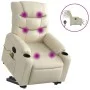 Massagesessel mit elektrischem Lift, Kunstledercreme von , Sessel - Ref: Foro24-3206621, Preis: 378,95 €, Rabatt: %