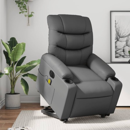 Elektrischer Lift Massagesessel Kunstleder grau von , Sessel - Ref: Foro24-3206623, Preis: 336,67 €, Rabatt: %