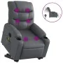 Sillón de masaje elevable eléctrico cuero sintético gris de , Sillones - Ref: Foro24-3206623, Precio: 360,89 €, Descuento: %