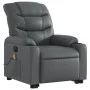 Sillón de masaje elevable eléctrico cuero sintético gris de , Sillones - Ref: Foro24-3206623, Precio: 360,89 €, Descuento: %