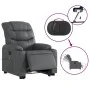 Sillón de masaje elevable eléctrico cuero sintético gris de , Sillones - Ref: Foro24-3206623, Precio: 360,89 €, Descuento: %