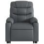 Electric lift massage chair in gray synthetic leather by , Armchairs - Ref: Foro24-3206623, Price: 336,67 €, Discount: %