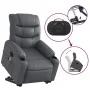 Sillón de masaje elevable eléctrico cuero sintético gris de , Sillones - Ref: Foro24-3206623, Precio: 360,89 €, Descuento: %